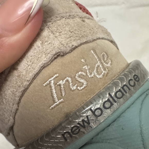 New Balance Tan and Pink Athletic Shoes - Picture 5 of 5